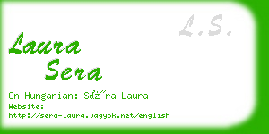 laura sera business card
